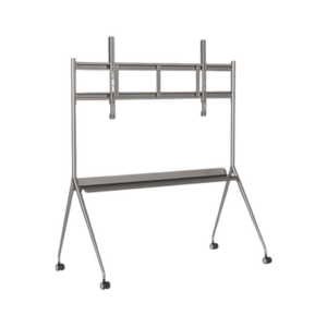 Montaje de Piso Móvil para Pantallas de 75 y 86" | Compatible con VESA | Incluye Soporte para Pantalla