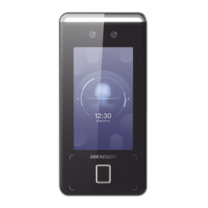 Terminal Min Moe WiFi de Reconocimiento Facial ULTRA RÁPIDO (Exterior IP65) | Hasta 1.5 mts en lectura | Soporta P2P Hik-Connect | 3,000 Usuarios |QR y Videoportero (ambientes de bajo ruido) | HIK-IA