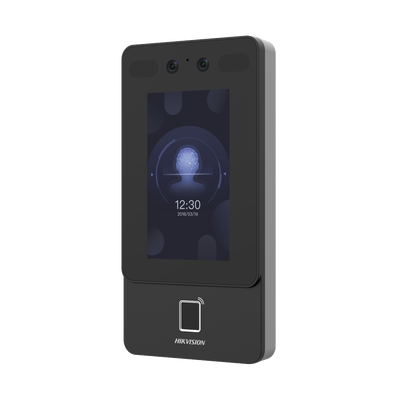 Terminal Min Moe de Reconocimiento Facial | Lector PROX EM 125 kHz | Cámara 2 MP con HIK-IA | Pantalla Táctil 4.3" | PoE y WiFi | Exterior IP65 | 1,500 Rostros | 3,000 Huellas | SIP Estándar - Image 3