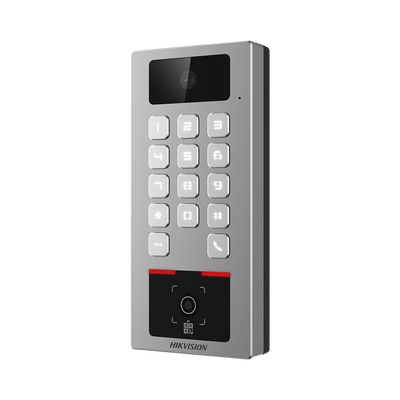 Teclado con Lector Físico de QRs para Exterior Antivandálico IP65 & IK09 con función de Videoportero Multiapartamento | Tarjeta, Código QR, PIN o App HikConnect | Cámara 2 MP compatible con NVRs | Soporta b - Image 3