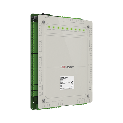 Controlador de Acceso 4 Puertas Administrable en la Nube con Hik-Connect Teams | Interfaz Web | 8 Lectores de Huella o Tarjeta | 100,000 Tarjetas | 10,000 Huellas | Incluye Gabinete y Fuente de Alimentación 12Vcd 8 A | Soporta Batería de Res - Image 3