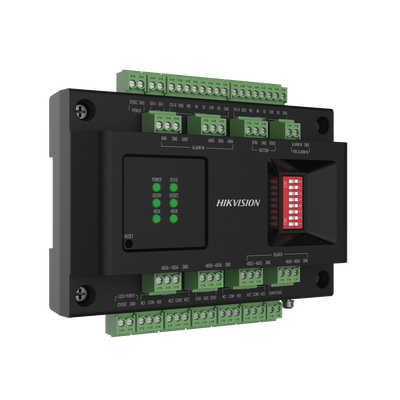 Expansor de 2 Puertas para Paneles de Control de Acceso DS-K27 Series | Comunicación RS-485 | 4 Entradas y 2 Salidas Auxiliares - Image 3