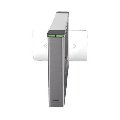 Torniquete Swing CENTRAL para Ampliar Numero de Carriles | Incluye Panel y Lectores de Tarjeta | TCP|IP Administrable por iVMS-4200 (Requiere Torniquete Izquierdo) | Carril de 90 cms | 6,000,000 MCBF | 12 Pares de IR