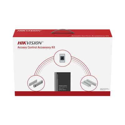 Kit HIKVISION para para Control de Acceso | Fuente 12 Vcd 2 A + Botón de Salida + Chapa Magnética 600 Lbs | Para Instalación de Control de Acceso Autónomo (Facial Min Moe, Teclados, Lectores de Huella, Etc...) - Image 2