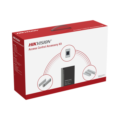 Kit HIKVISION para para Control de Acceso | Fuente 12 Vcd 2 A + Botón de Salida + Chapa Magnética 600 Lbs | Para Instalación de Control de Acceso Autónomo (Facial Min Moe, Teclados, Lectores de Huella, Etc...) - Image 3