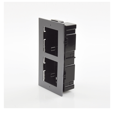 Base de 2 Espacios para EMPOTRAR Módulos de Videoporteros Hikvision - Image 2