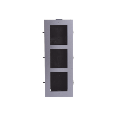 Base de 3 Espacios para EMPOTRAR Módulos de Videoporteros Hikvision - Image 3