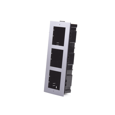 Base de 3 Espacios para EMPOTRAR Módulos de Videoporteros Hikvision - Image 4