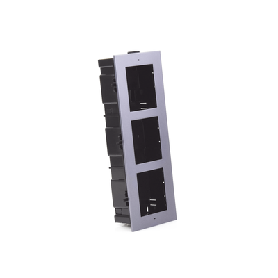 Base de 3 Espacios para EMPOTRAR Módulos de Videoporteros Hikvision - Image 6