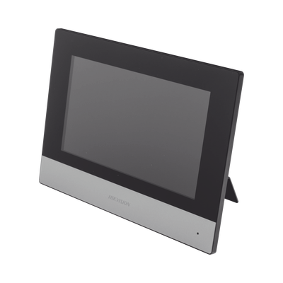 Monitor IP WiFi Touch Screen 7" para Videoportero IP | Vídeo en Vivo | PoE Estándar | Apertura Remota | Llamada Entre Monitores | Audio de dos vías | Policarbonato
