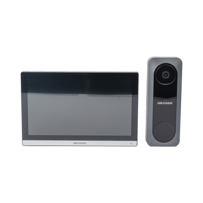 Kit de Videoportero Hibrido TurboHD con Pantalla LCD touch de 7" Wi-Fi | Frente de Calle para Exterior de Policarbonato | 720p (1 Megapíxel )130° de Visión (Gran Angular) | Llamada a App Hik-Connect - Image 4