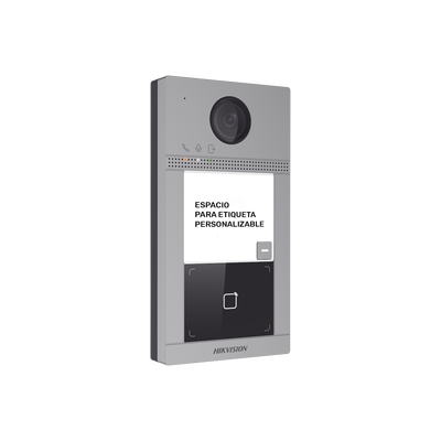 Videoportero IP 2 Megapixel | Llamada y Apertura Remota desde App Hik-Connect | PoE | Exterior IP65 + Antivandalico IK08 | 1 Departamento | Apertura con Tarjeta | Soporta 2 Puertas y hasta 6 Monitores - Image 2