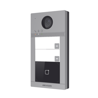 Videoportero IP 2 Megapixel | Llamada y Apertura Remota desde App Hik-Connect (requiere monitor) | PoE | Exterior IP65 + Antivandalico IK08 | 2 Departamentos | Apertura con Tarjeta | Soporta 2 Puertas y hasta 6 Monitores - Image 4
