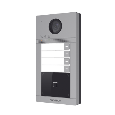 Videoportero IP 2 Megapixel | Llamada y Apertura Remota desde App Hik-Connect (Requiere monitor )| PoE | Exterior IP65 + Antivandalico IK08 | 4 Departamento | Apertura con Tarjeta | Soporta 2 Puertas y hasta 6 Monitores - Image 4