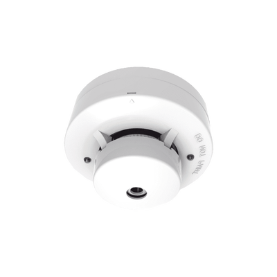 Detector de Humo Fotoeléctrico No Direccionable de 4 Hilos | Buzzer Integrado | LED 360° | DC 12 V | Algoritmos de Discriminación Avanzada