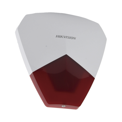 Sirena Estrobo Cableada Hikvision DS-PS1-R | 105 dB | LED Rojo | IP54 | 12V CC | Compatible con Paneles de Alarma - Image 2