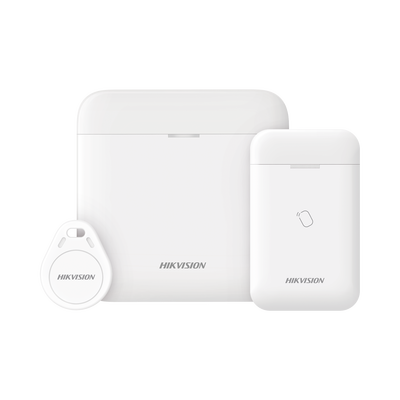(AX PRO) KIT de Alarma AX PRO para RONDINES | Incluye: 1 Hub con bateria de respaldo | 1 Lector Tag | 1 Tag | Compatible con Hik-Connect P2P
