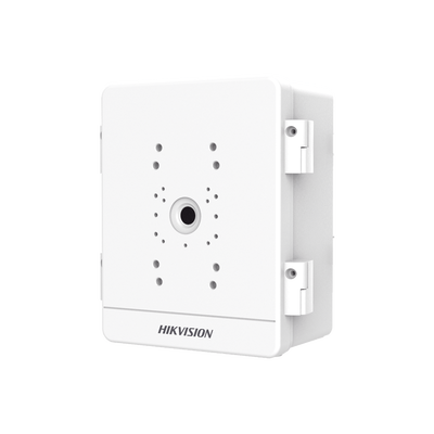 Caja para Videovigilancia para Exterior | Uso en Pared o Poste | IP66 | IK10 | Dimensiones: 387 X 432 X 225 mm | Soporta 3 Dispositivos (PTZ, Bocinas, Cámaras Fijas)