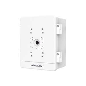 Caja para Videovigilancia para Exterior | Uso en Pared o Poste | IP66 | IK10 | Dimensiones: 387 X 432 X 225 mm | Soporta 3 Dispositivos (PTZ, Bocinas, Cámaras Fijas)