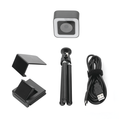Cámara Web ALTA DEFINICIÓN (1080p) | Aro de Luz Interconstruido | Gran Angular | Micrófono Integrado | Conector USB de 2 mts | Fácil de Instalar | Reducción de Ruido Inteligente - Image 6