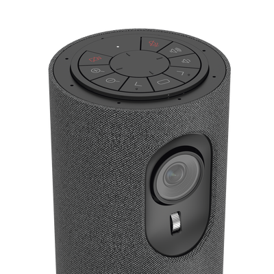 Cámara de Videoconferencia Portátil | Resolución de 2 Megapixel (Full HD) | 4 Micrófonos | Altavoz 5 W | Conexión USB | Control Remoto | Plug and Play | Movimiento PTZ - Image 3