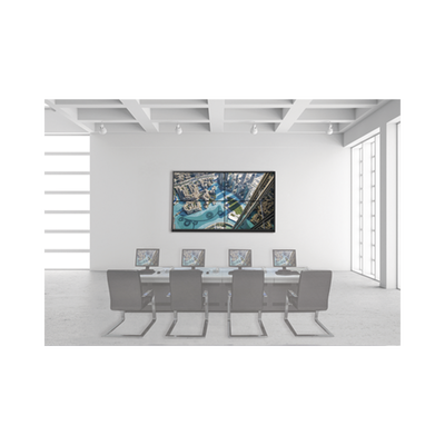 Kit Videowall 2x2 | 4 Pantallas 46" Full HD | Decoder 128 Canales | Base de Pared Metálica | Salida 4K | 16 Puertos HDMI