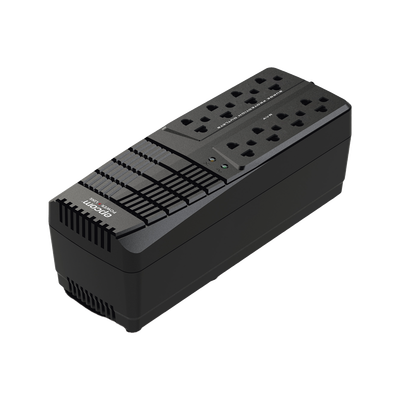 Regulador de Voltaje 1000 VA-500 W | 4 Contactos con AVR | 4 Contactos con Supresor de Picos | Protección RJ11 - Image 2