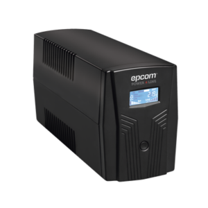 UPS Con Más Potencia de 600VA | 360 W Con Display LCD y Regulador de Voltaje AVR, 4 Contactos NEMA 5-15R, Batería 7 Ah y Puertos RJ45 y USB