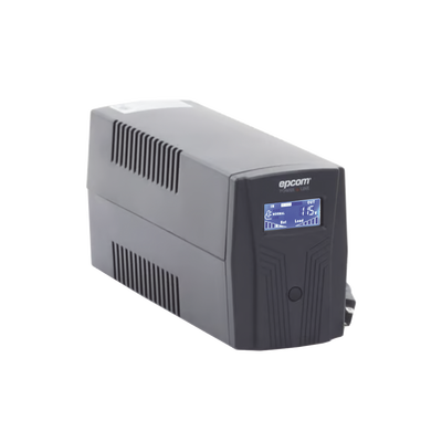 UPS de 600VA|360W | Topología Línea Interactiva | Entrada y Salida 120 Vca | Clavija NEMA 5-15P | 4 Tomas NEMA 5-15R