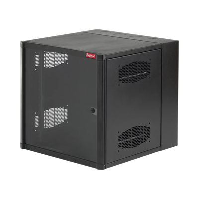 Gabinete de Pared 19" | 26 UR | Puerta con Ventana de Vidrio Templado | NEMA 12 | Instalación sin Herramientas | 1219 mm (4 ft) Alto