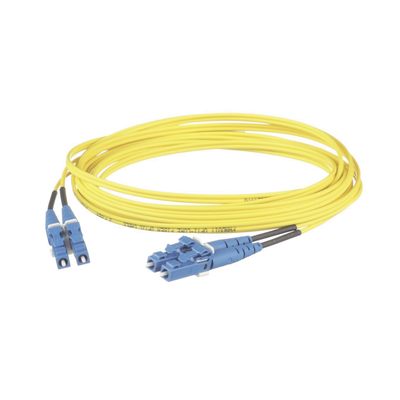 Jumper de Fibra Óptica | Monomodo OS2 9|125 | LC-LC Dúplex | LSZH | 3 m (9.84 ft) | 1.6 mm | Amarillo - Image 3