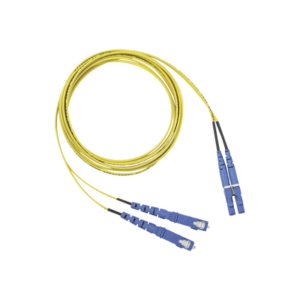 Jumper de Fibra Optica Monomodo 9|125 OS2, LC-SC Duplex, OFNR (Riser), Color Amarillo, 2 Metros (6.56 Pies)