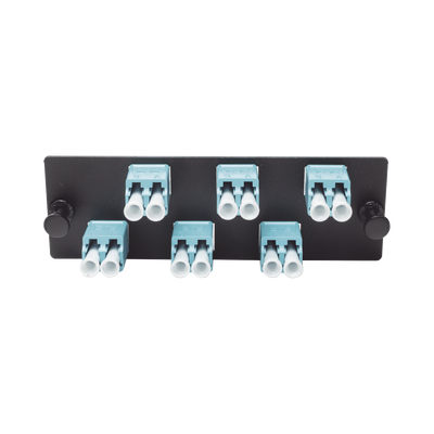 Placa Acopladora de Fibra Optica FAP, Con 6 Conectores LC Duplex (12 Fibras), Para Fibra Multimodo OM3|OM4, Color Aqua - Image 5