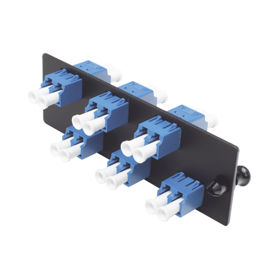 Placa Acopladora de Fibra Óptica FAP, con 6 Conectores LC Duplex (12 Fibras), para Fibra Monomodo OS1|OS2, Color Azul - Image 4