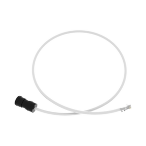 Cable de Conexión en Campo Jack a Plug RJ45 | Cat 6A | CMP Plenum | 1 m (3.28 ft) | Blanco