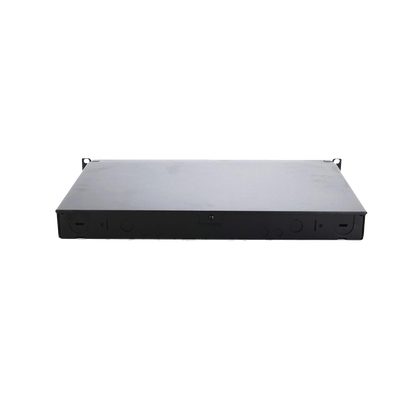 Panel de Distribución de Fibra Óptica, Acepta 4 Casetes QuickNet o Placas FAP|FMP con Panel CFAPPBL1 (No Incluido), Bandeja Fija, Hasta 96 Fibras, Color Negro, 1UR - Image 3