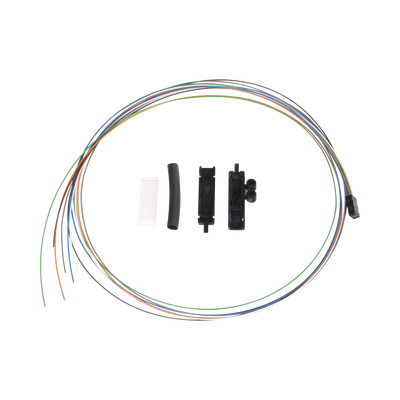 Kit Fan-Out de Fibra Óptica | 6 Fibras | Conversión 250 a 900 Micras | 1 Metro (3.28 Pies)