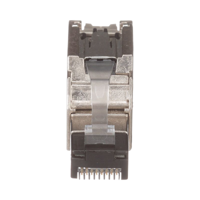 Plug RJ45 Blindado | Terminación en Campo | Cat5e|Cat6|Cat6A | 22-26 AWG | -40 a 85°C | Color Plata - Image 3
