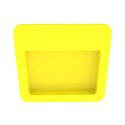 Tapa Final Para Canaletas FiberRunner™ 4x4, de Instalación a Presión, Color Amarillo - Image 2