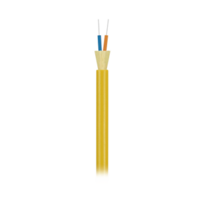 Cable de Fibra Óptica Monomodo | 2 Hilos OS2 9|125 | G.657.A1 | Tight Buffer 900 µm | Riser OFNR|FT4 | 4.75 mm | Precio Por Metro