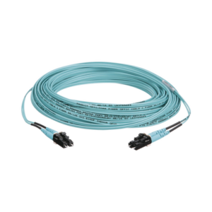 Jumper de Fibra Optica Multimodo 50|125 OM3, LC-LC Duplex, OFNR (Riser), Color Aqua, 10 Metros (32.81 Pies)
