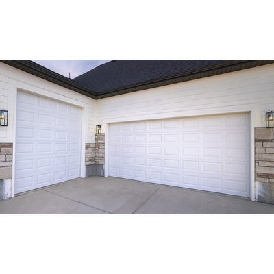 Puerta de Garage de alta calidad, Color blanco 20x7 pies, AISLADA, Estilo Americana , CUADRO CORTO. - Image 2