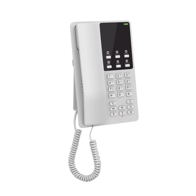 Teléfono IP Hotelero Wi-Fi, 2 líneas SIP con 2 cuentas, codec Opus, IPV4|IPV6, color blanco, con gestión en la nube GDMS - Image 2