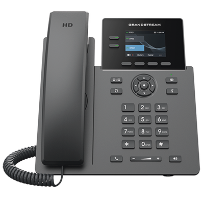 TELÉFONO IP POE GRADO OPERADOR DE 2 LÍNEAS | PANTALLA LCD TFT 2.4 PULGADAS COLOR | 8 BOTONES VIRTUALES MULTIUSO | SEGURIDAD CARRIER-GRADE | COMPATIBLE CON GDMS | AUDIO HD | CONFERENCIAS DE AUDIO 5 VÍAS
