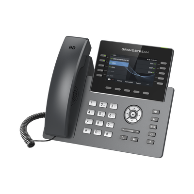 Teléfono IP Wi-Fi, Grado Operador, 10 líneas SIP con 5 cuentas, pantalla a color 4.3", puertos Gigabit, Bluetooth, PoE, codec Opus, IPV4|IPV6 con gestión en la nube GDMS - Image 3