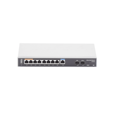 Router Gigabit VPN | Balanceador de cargas | 60,000 sesiones NAT | 9 puertos 10|100|1000 Mbps + 2 puertos SFP (WAN|LAN) | 1 puerto entrada PoE(af|at) | 2 puertos salida PoE (af|at) | Compatible con GWN Cloud. - Image 4