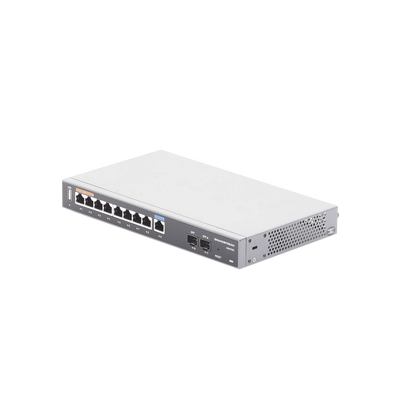 Router Gigabit VPN | Balanceador de cargas | 60,000 sesiones NAT | 9 puertos 10|100|1000 Mbps + 2 puertos SFP (WAN|LAN) | 1 puerto entrada PoE(af|at) | 2 puertos salida PoE (af|at) | Compatible con GWN Cloud. - Image 5
