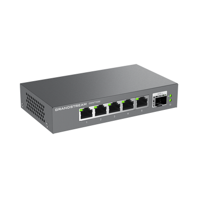 Switches de red Multi-Gigabit de 2.5G No Administrable | 5 Puertos RJ45 de 100|1000|2500Mbps | 1 puerto de fibra SFP+ - Image 4