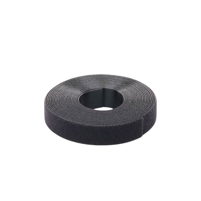 Rollo de Cinta de Contacto, de 15 Pies (4.5m) de Largo, 19.1 mm de Ancho, Color Negro - Image 4