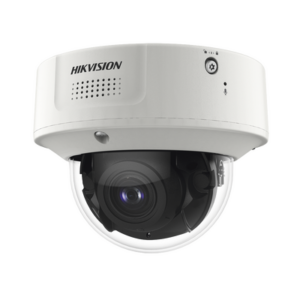 Domo IP 4 Megapixel | Lente Mot. 2.8 - 12 mm | 40 mts IR EXIR | IP67 | IK10 | H.265+ | Conteo de Personas por Detección de Rostro (Base de Datos) | WDR 140 dB | DeepinView | 2 Micrófonos Integrados